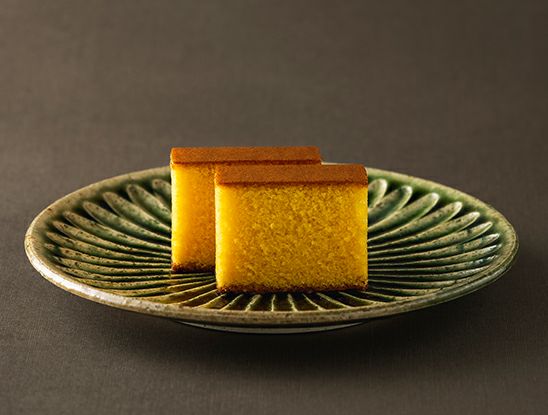 五三焼カステラ・渋皮栗寄せの抹茶カステラ (半棹2本入)|元祖長崎 五三焼カステラ・渋皮栗寄せの抹茶カステラ (半棹2本入)|元祖長崎